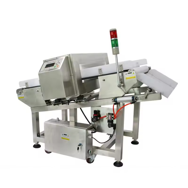 XR-506 7'' Full Touchable Screen Conveyor Metal Detector